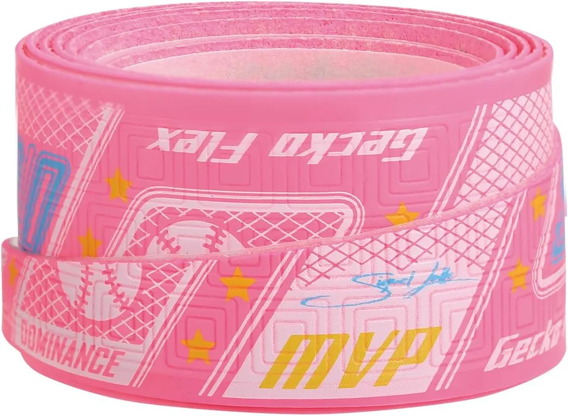 1.1mm Bat Grip Tape, Greek Key Double-Stamping Textured, Baseball & Softball Bat Tape for All-Weather Performance, Non-Slip, Precut for Easy Install