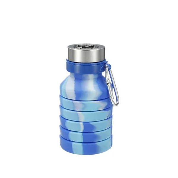 18oz Zigoo Silicone Collapsible Tie Dye Bottle (Q577111)