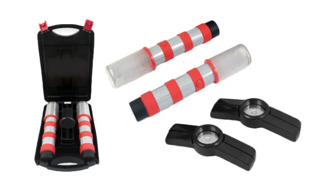 3-in-1 LED Roadside Flares - Ships Same/Next Day!