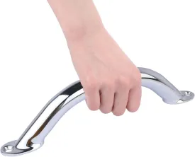 316 Stainless Steel Boat Grab Handle 9" Polished Round Handrail for Marine Yacht