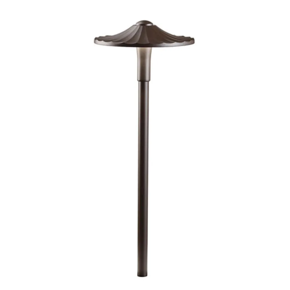 4.3W 168 Lumens LED Flare Path Light 2700K Textured Architectural Bronze