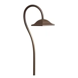 4.3W 302 Lumens LED Shepherds Crook Path Light 3000K Bronze