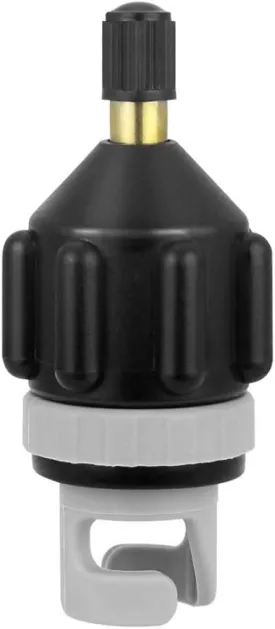 Air Pump Adaptor Inflatable Boat Air Pump Valve Converter Adaptor for Air Pump Stand Up Paddle Board Black.