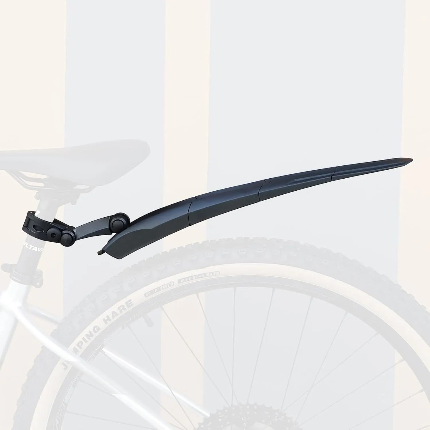 Bike Rear Fender Mudguard Full Cover Thicken Widen Bicycle Adjustable Bike Fender Mud Guard Mudflap for MTB Road Bike Mountain Bike