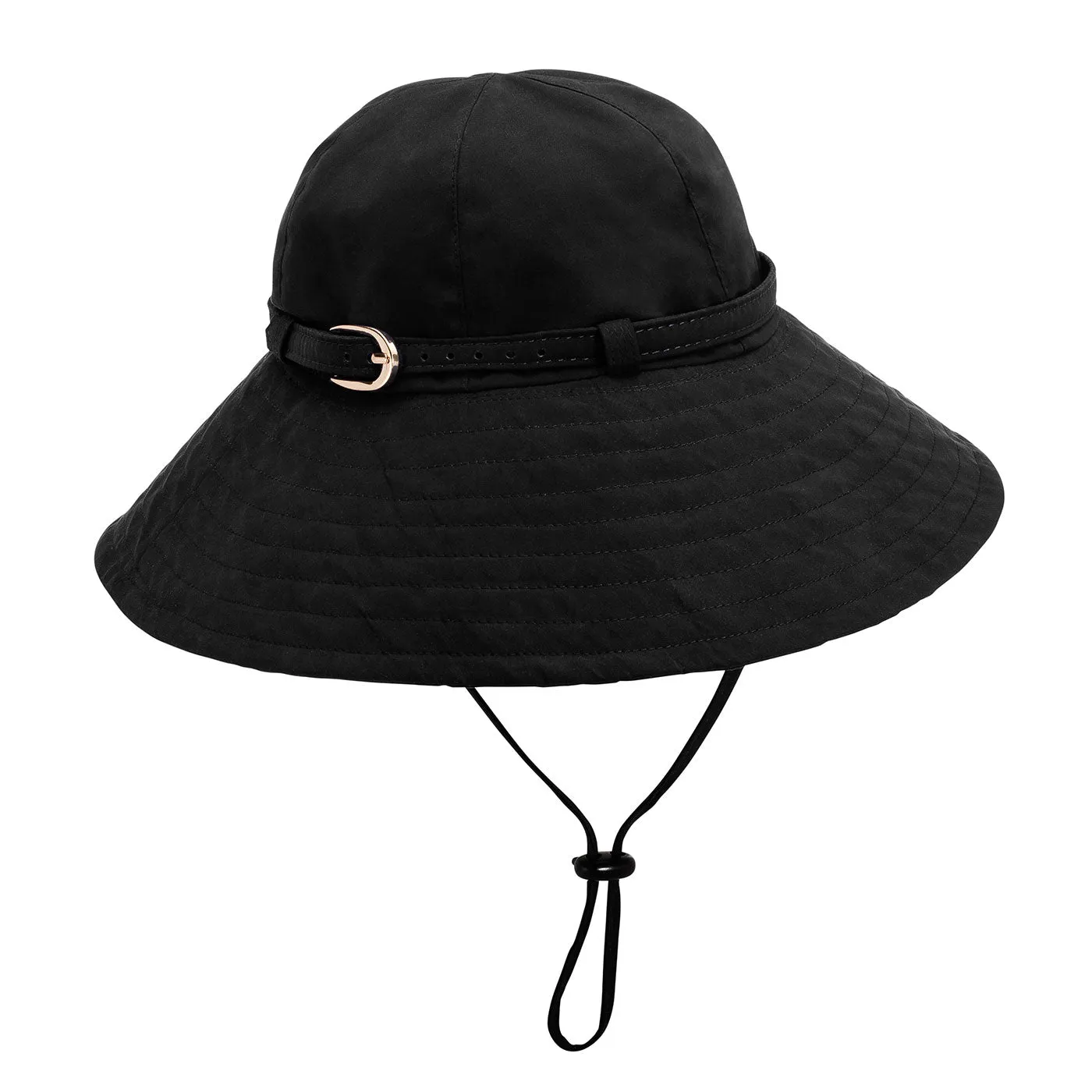 Black Matte Waterproof Rain/Sun Hat