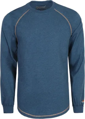 BOCOMAL FR Shirts for Summer 4oz EX Light Weight Flame Resistant Base Layer CAT1 Fire Retardant Crew Shirt