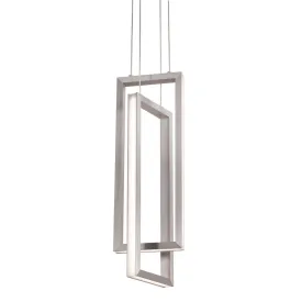 Cole 6 in. LED Pendant Light Satin Nickel finish