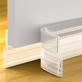 Door Draft Stopper, Door Sweep for Bottom of Door, Weather Stripping Door Seal, Under Door Gap Filler, Under Door Draft Blocker Soundproof/Insulator, Door stoppers (Transparent, 39)