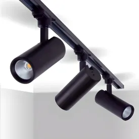 FLARE 15 - 15w Single LED Track Head Spot Light CCT Dimmable in White, Black