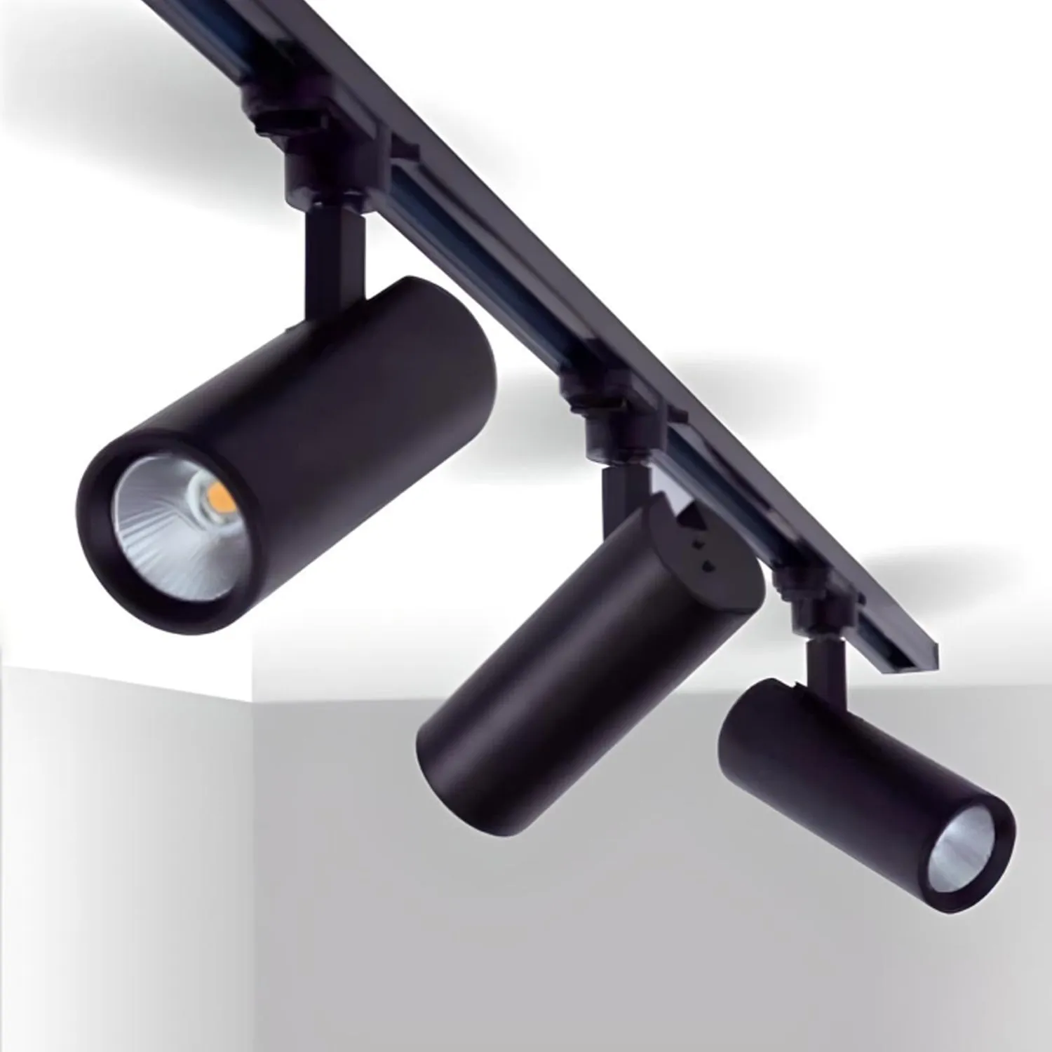 FLARE 15 - 15w Single LED Track Head Spot Light CCT Dimmable in White, Black