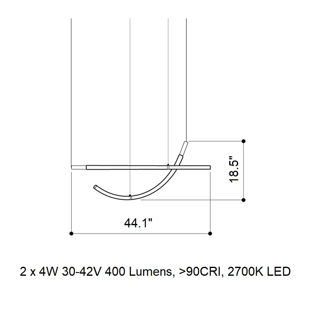 Flare LED Chandelier