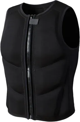Generic Adult Boating Swim Vest, Watersports Adjustable Jacket with Zipper for Fishing Surfing Rafting Kayaking