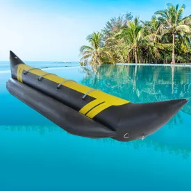 Inflatable Banana Boat, PVC Inflatable Tugboat, Water Surfing Inflatable Raft for Adults and Children to Play On The Water,A