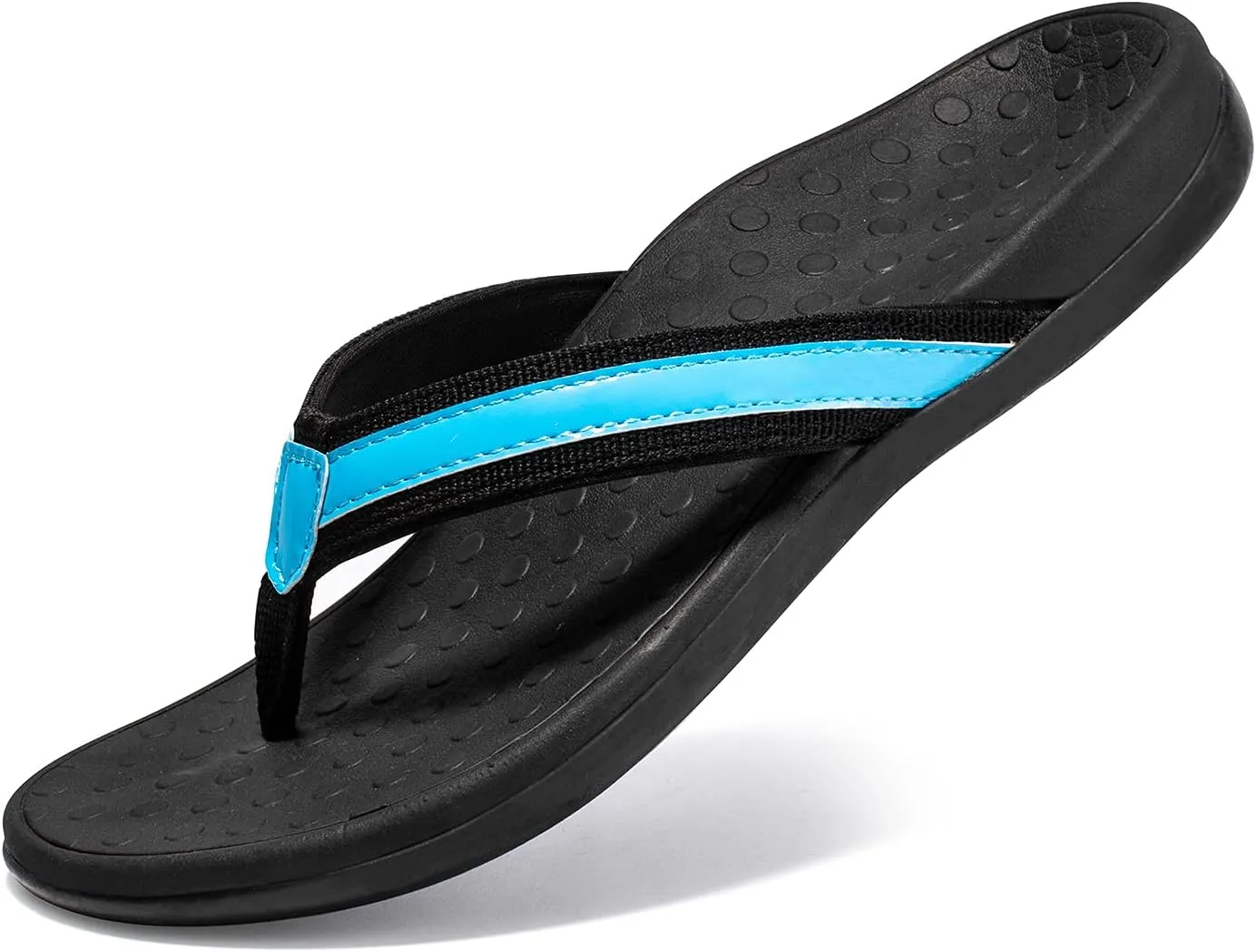 LLSOARSS Plantar Fasciitis Feet Sandal with Arch Support - Best Orthotic flip Flops for Flat FeetHeel Pain- for Women
