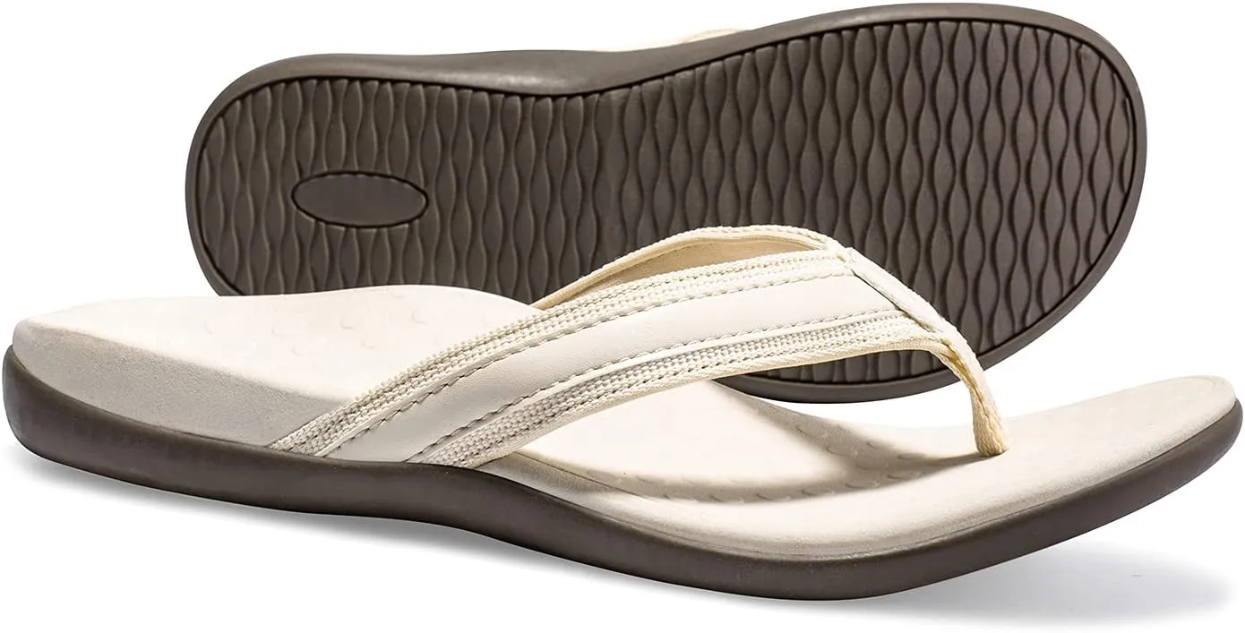 LLSOARSS Plantar Fasciitis Feet Sandal with Arch Support - Best Orthotic flip Flops for Flat FeetHeel Pain- for Women