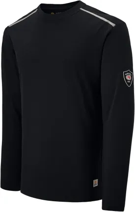 Men's Green Large Regular Fit 5.5oz 100% Cotton Long Sleeve FR Shirt for Work & Outdoor Activities