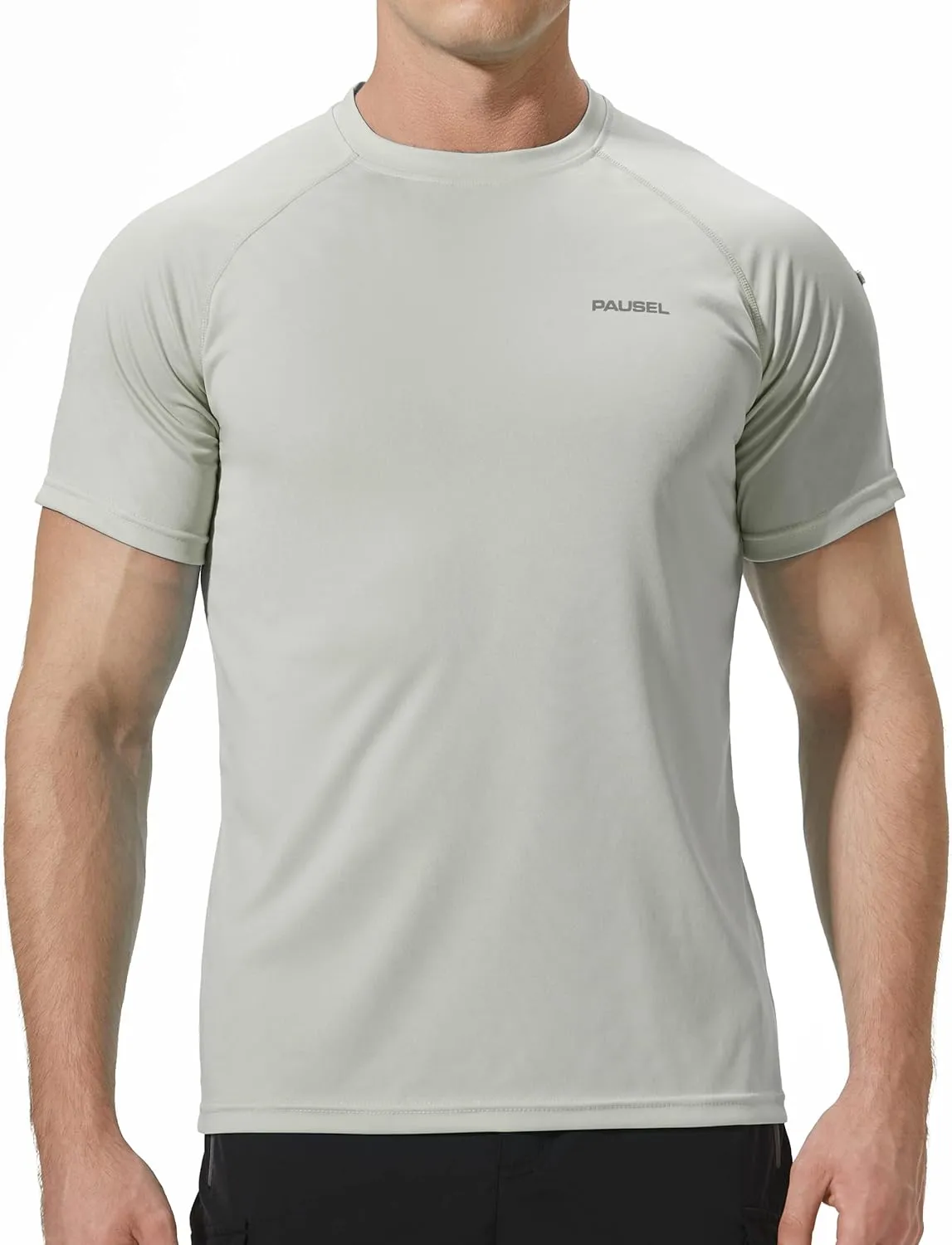 Men's Rash Guard Swim Shirts Short Sleeve UV Sun Protection Quick Dry UPF 50  SPF Fishing Beach Water Shirt