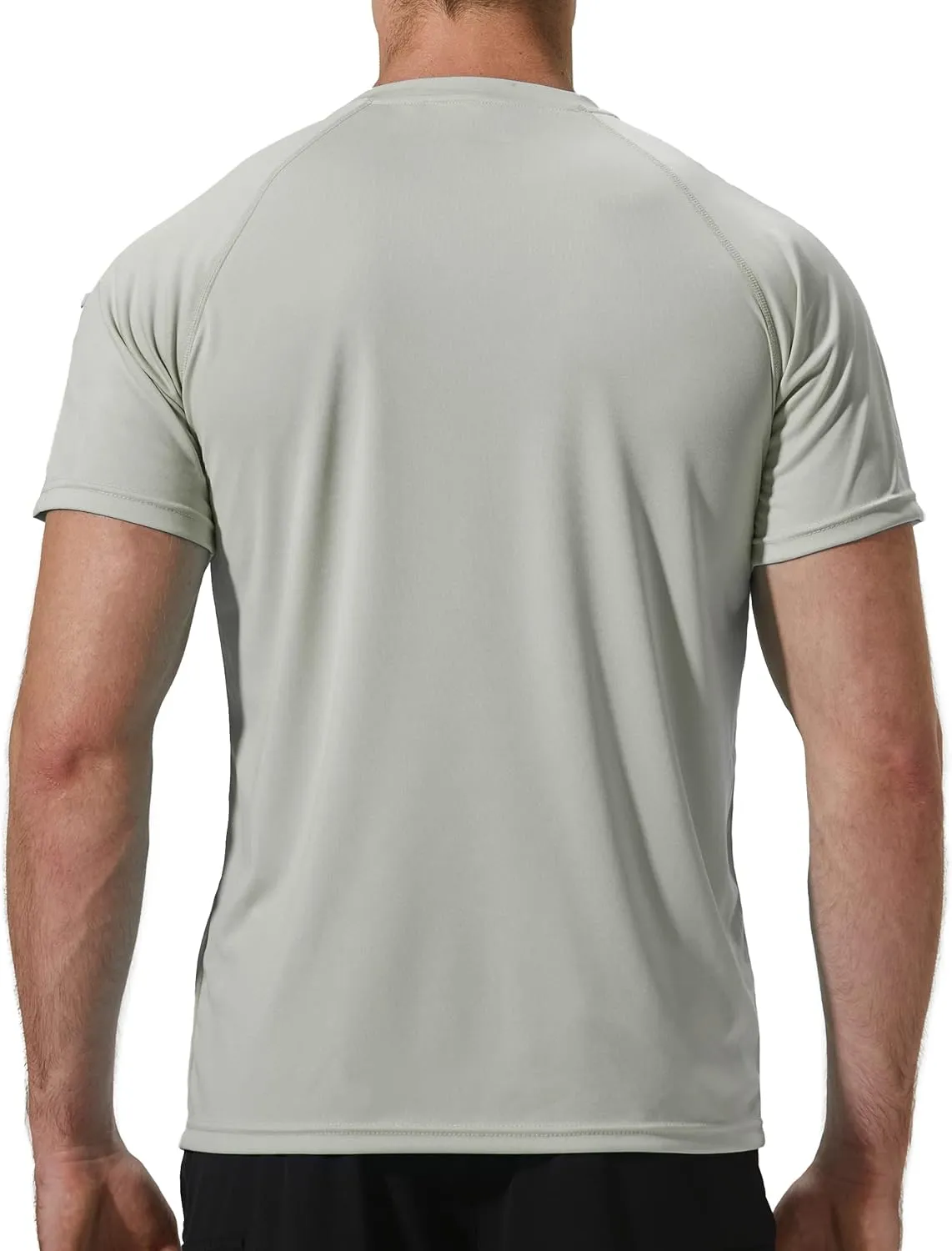 Men's Rash Guard Swim Shirts Short Sleeve UV Sun Protection Quick Dry UPF 50  SPF Fishing Beach Water Shirt