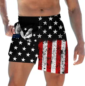Mens Swim Trunks with Compression Liner 5.5" Inseam Quick Dry Swimsuit Shorts S-XXL
