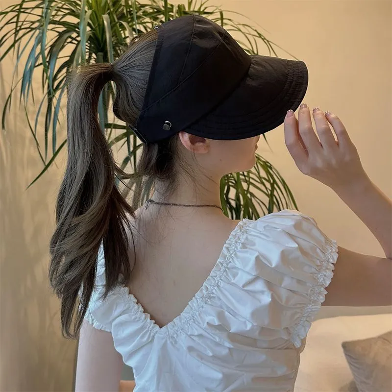 Outdoor UV Protection Hollow Top Sun Hat