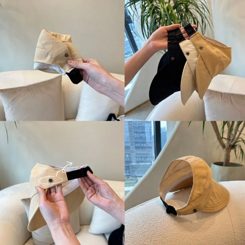Outdoor UV Protection Hollow Top Sun Hat