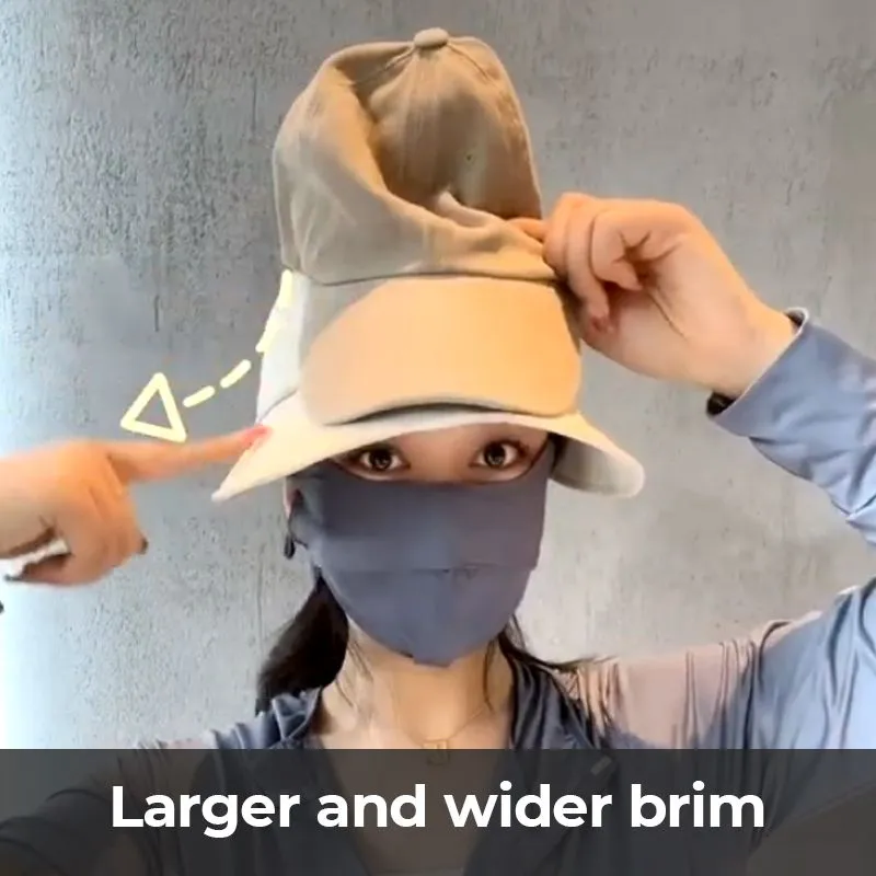 Outdoor UV Protection Hollow Top Sun Hat