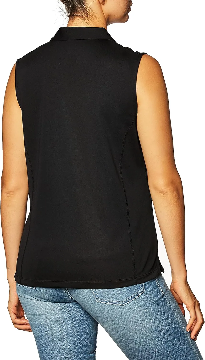 PGA TOUR Women's Airflux Sleeveless Golf Polo Shirt