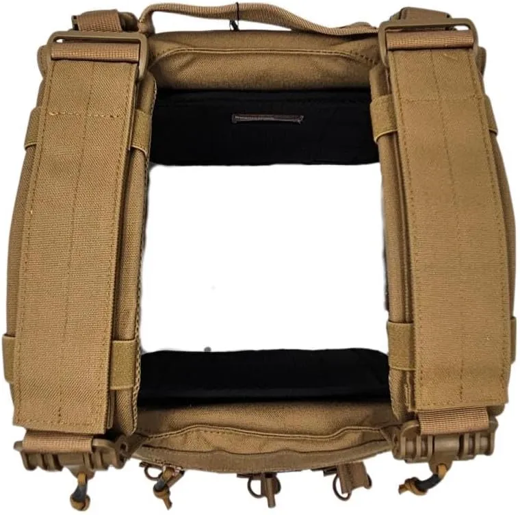 Redemption Crusader 2.0 Molle Quick Release Buckles Vest with Side Cummerbund Pouches and Triple Pouch