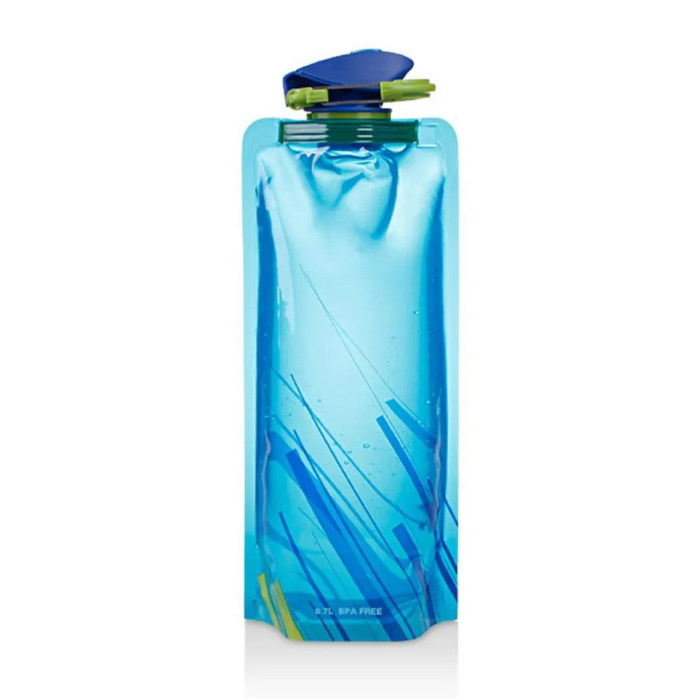 Reusable 700mL Sports Travel Collapsible Water Bottle