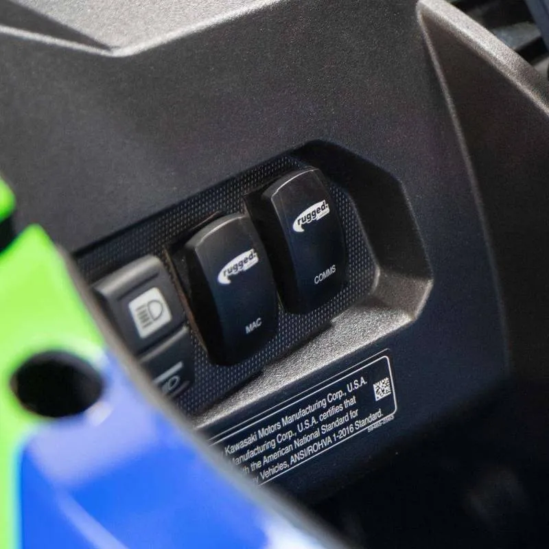Rugged Radios All In One Power Switch for Waterproof Radio & Intercom - "Comms" Rocker Switch