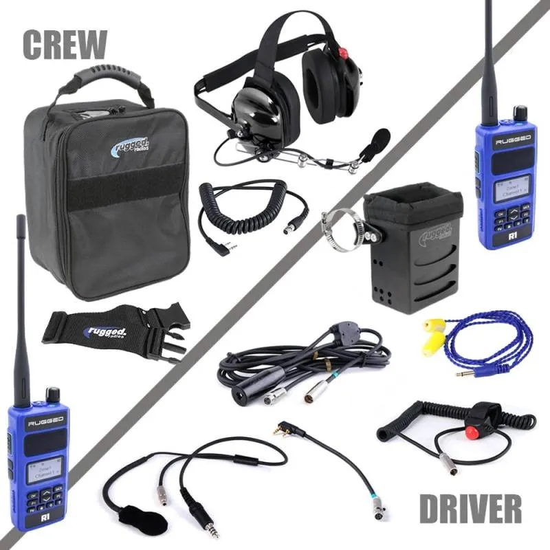 Rugged Radios Complete Team - IMSA 4C Racing System with Rugged Radios R1 Handheld Radios