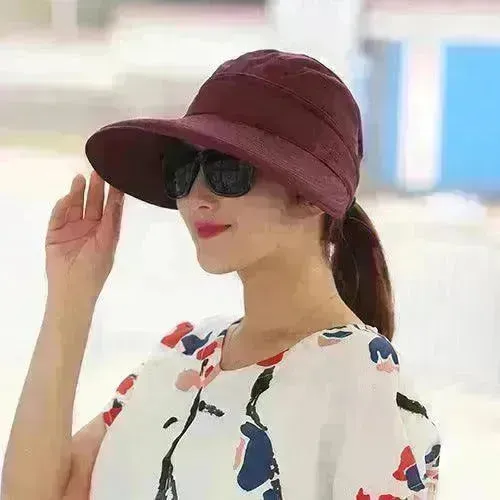 Summer Sunshade Ladies Foldable Summer Hat