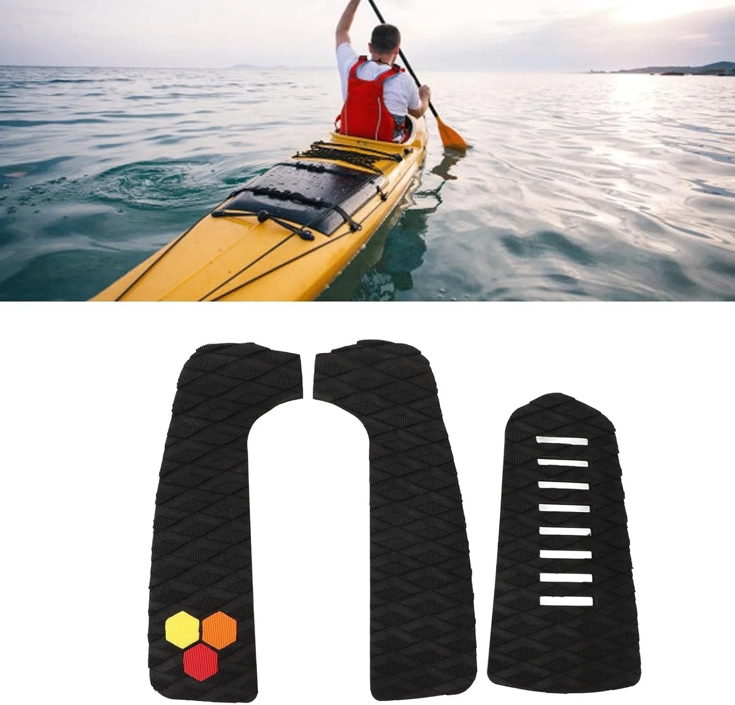 Surf Deck Traction Pad, Surfboard Grip Pad Strong Anti Slip Durable Trimmable for Longboard