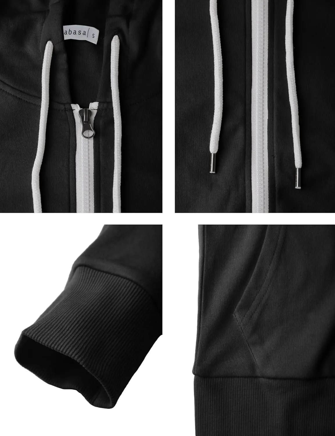 Women's Slim Fit Zip Up Hoodie Lightweight Long Sleeve Kangaroo Pocket Basic Casual wear